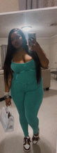 Load image into Gallery viewer, Snatched Jumpsuit Kelly Green
